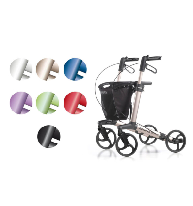 Coloris du déambulateur 4 roues léger et pliable Gemino 30 Sunrise