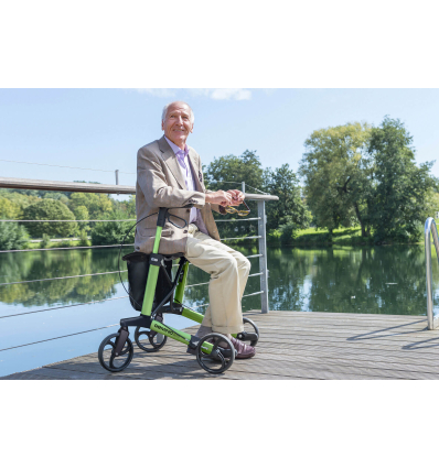 Déambulateur 4 roues léger et pliable Gemino 30 Sunrise