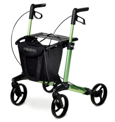 Déambulateur 4 roues léger et pliable Gemino 30 Sunrise vert