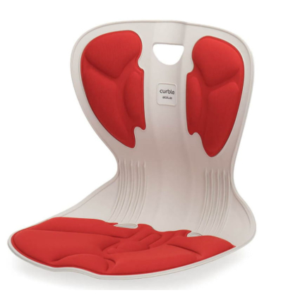 Assise ergonomique d'aide à la posture Curble Chair Ablue rouge comfy