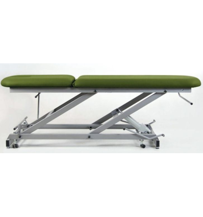 Table d'examen hydraulique 2 plans réglable en hauteur vert