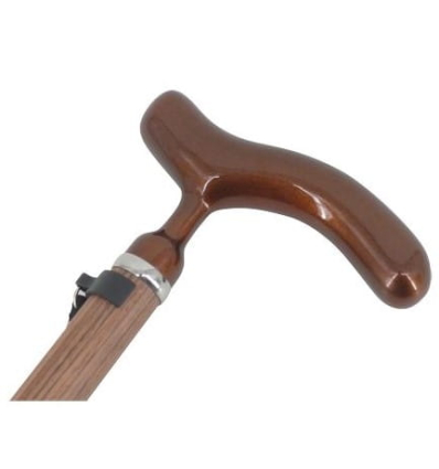 canne de marche pliante carbone bois de rose