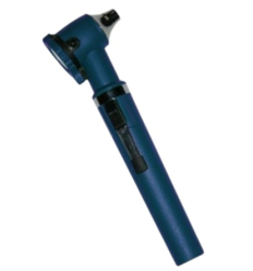 Otoscope auriculaire professionnel à fibre optique Comelight FO bleu