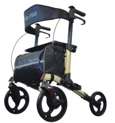 Déambulateur 4 roues pliable Néo Fold Evolution champagne