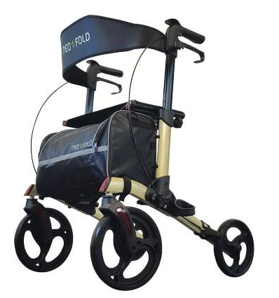 Déambulateur 4 roues pliable Néo Fold Evolution champagne