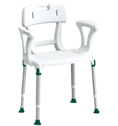 Chaise de douche avec accoudoirs réglable Capri Standard