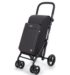 Chariot de courses 4 roues à pousser Lett 439 Urban Carlett noir