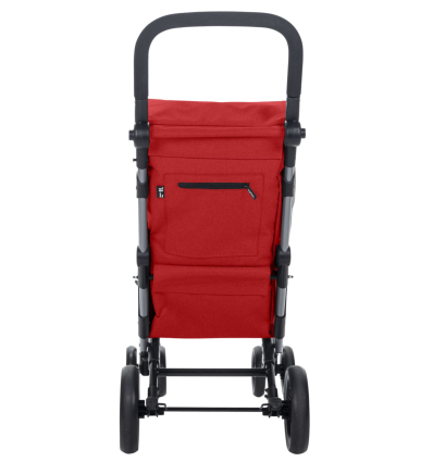 Chariot de courses 4 roues à pousser Lett 435 Classic Carlett rouge