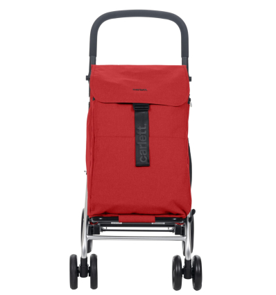 Chariot de courses 4 roues à pousser Lett 475 Classic Carlett rouge