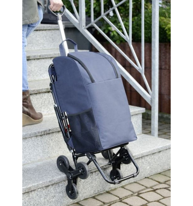 Chariot de courses 6 roues avec siège