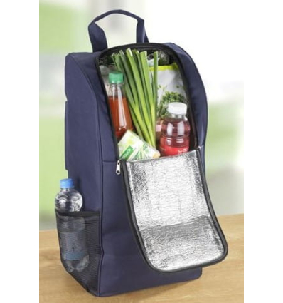 Chariot de courses 6 roues avec siège et sac isotherme