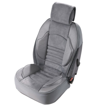 Couvre siège pour voiture anti mal de dos Grand Confort gris