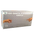 Boîte de 100 gants d'examen jetables poudrés en vinyle