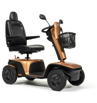 Scooter 4 roues électrique handicapé PMR Kuarz Vermeiren orange