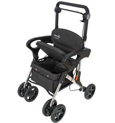 Déambulateur chariot de courses 4 roues à pousser avec siège Care Plus Playcare