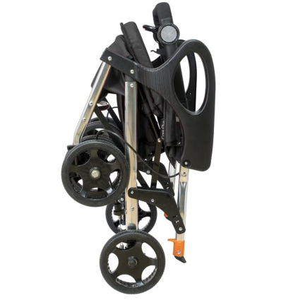 Déambulateur chariot de courses 4 roues à pousser avec siège Care Plus Playcare pliable
