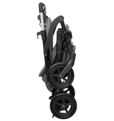 Déambulateur et chariot de courses 4 roues à pousser avec siège Care Lux pliable