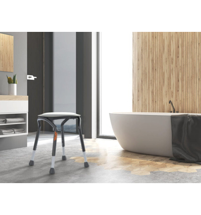 Tabouret de douche rotatif design Let's Frisbee TrustCare salle de bain