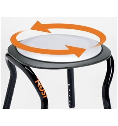 Tabouret de douche rotatif design Let's Frisbee TrustCare