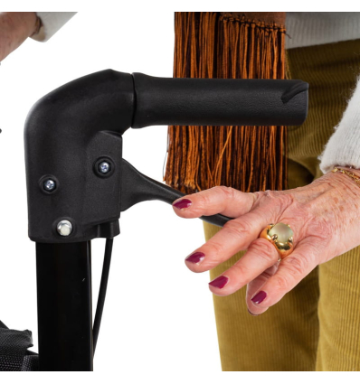 Déambulateur 3 roues ultra léger et pliable avec panier en aluminium