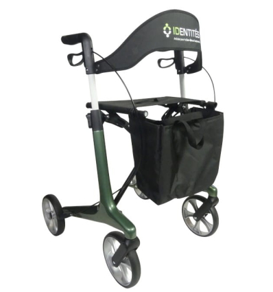 Déambulateur 4 roues léger et pliable avec siège Carbone Neo Smart vert