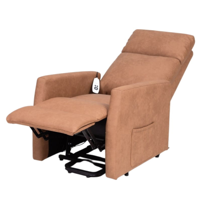 Fauteuil releveur 1 moteur électrique relax Escondida fauve
