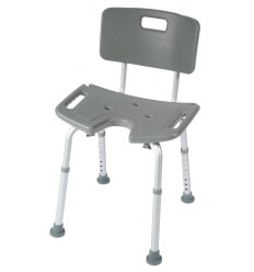 Chaise de douche médicale avec poignées New Bora gris