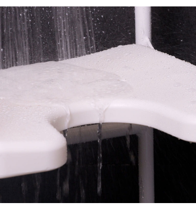 Chaise de douche pliante avec accoudoirs Tobago avec assise anatomique