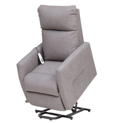 Fauteuil releveur 2 moteurs électrique relax imperméable Escondida gris