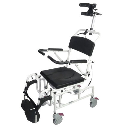 Fauteuil de douche percée à roulettes inclinable Formentera