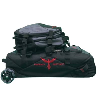 Sac de voyage valise Phoenix pour fauteuil roulant pliable manuel noir