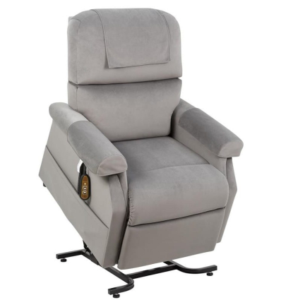Fauteuil releveur 1 moteur électrique relax Confort Premium gris