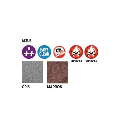 Coloris Altus du fauteuil releveur 2 moteurs électrique relax Confort Classic