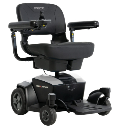 Fauteuil roulant électrique léger et démontable Go Chair Pride blanc