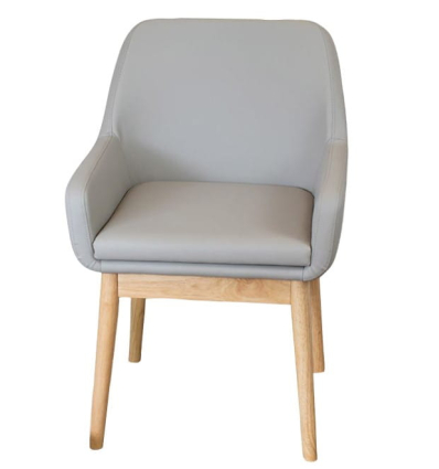 Fauteuil de toilette percé moderne Elégance gris