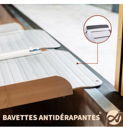 Rampe d'accès PMR pliable Aplos