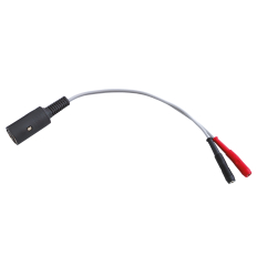 Câble adaptateur 2 fiches bananes femelles pour sonde DIN 3 broches mâle