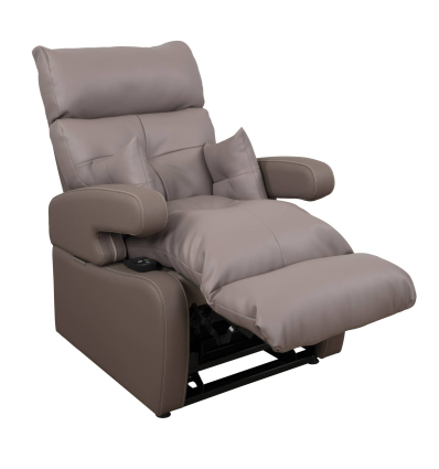 Fauteuil releveur électrique relax Cocoon 2 moteurs G2 Innov'SA PVC taupe