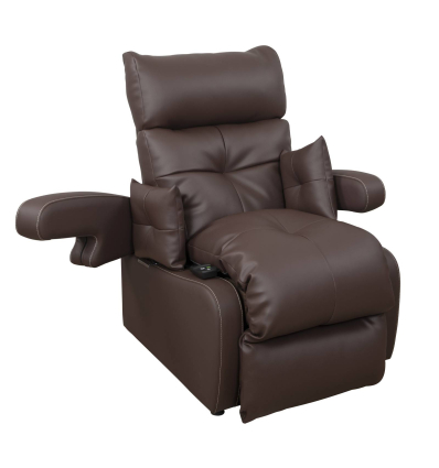 Fauteuil releveur électrique relax Cocoon 2 moteurs G2 Innov'SA PVC chocolat