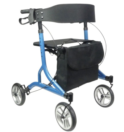 Déambulateur 4 roues léger et pliable Neo Easy bleu