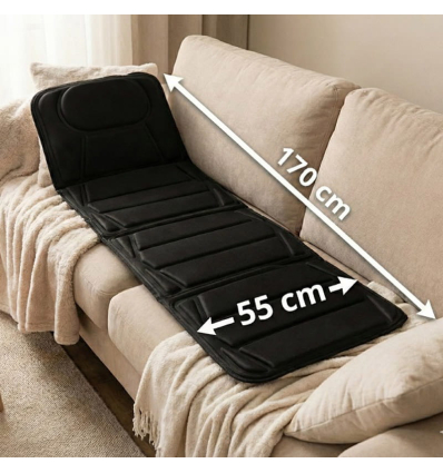 Dimensions du matelas de massage chauffant pour le corps