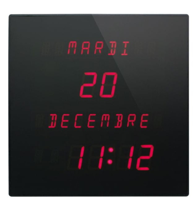Horloge calendrier alzheimer numérique pour seniors Visibilité