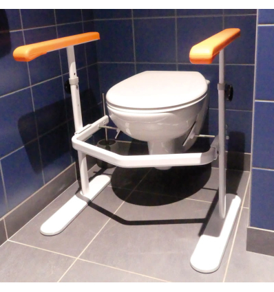 Cadre de toilettes WC avec accoudoirs réglable Smart