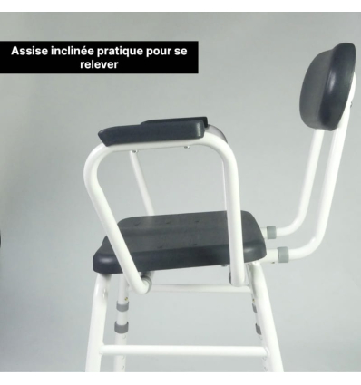 Chaise haute de cuisine pour les personnes âgées Confort avec accoudoirs
