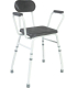 Chaise haute de cuisine pour les personnes âgées Confort gris