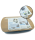Coussin avec support de lecture ergonomique inclinable pour livre, tablette et ordinateur