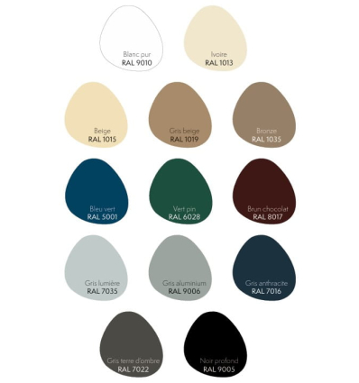Coloris du berceau de maternité à roulettes demi-lune HMS Vilgo