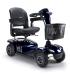 Scooter électrique handicapé 4 roues Leo Invacare bleu