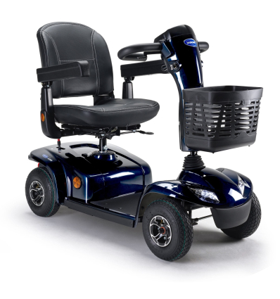 Scooter électrique handicapé 4 roues Leo Invacare bleu