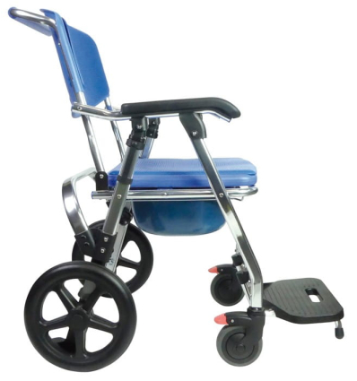 Chaise de douche percée mobile et pliante Minorque
